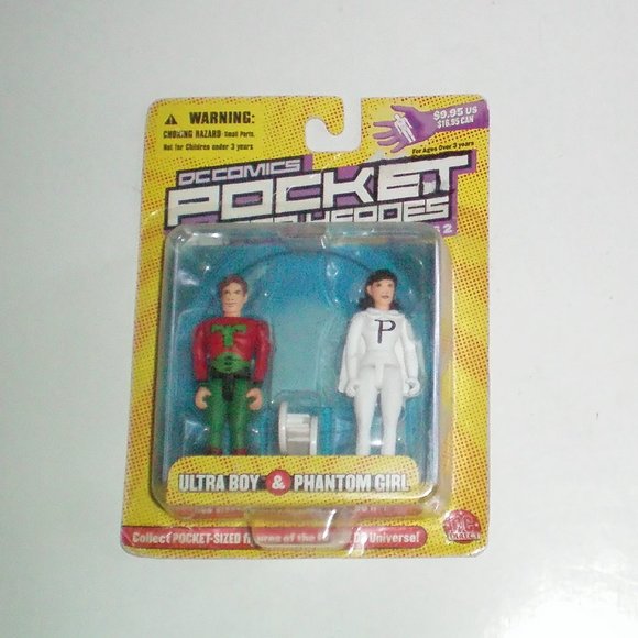 DC Comics Pocket Super Heroes 2 Ultra Boy & Phantom Girl NIP - Picture 1 of 2